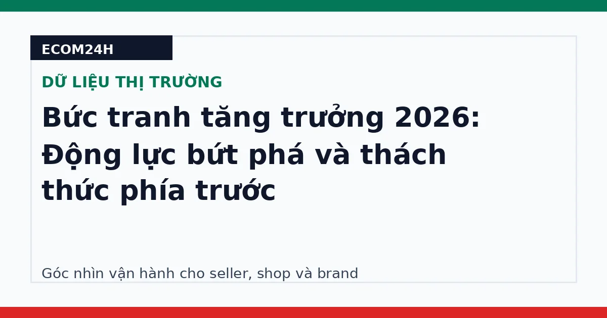 Bức tranh tăng trưởng 2026: Động lực bứt phá và thách thức phía trước