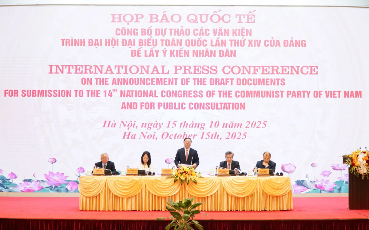 Lấy ý kiến nhân dân về dự thảo văn kiện Đại hội XIV của Đảng
